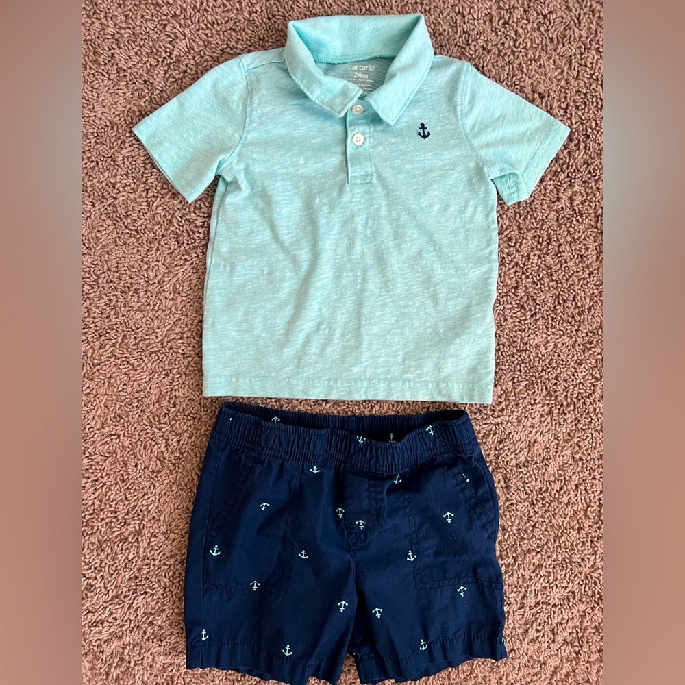 Carter’s 24 month anchor matching set
